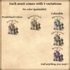 wonderdraft assets, vintage cartography assets, medieval castles, fantasy castles, strongholds, citadels, forts