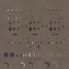 Preview of the items in the pack.