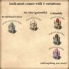 wonderdraft assets, temples and shrines, altars, fountains, vintage cartography assets, fantasy map symbols