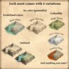 Wonderdraft assets, pirates, pirate towns, pirate ships, volcanoes, waterfalls, harbors, jungle, vintage cartography assets