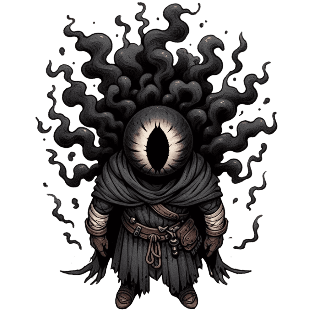 50 black smoke demons and monsters tokens - Image 2