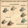 post-apocalyptic vintage cartography assets, mad max inspired, wonderdraft assets, wonderdraft symbols, post-apo, landmarks