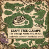 Trees and tree clumps, tree clusters, leafy trees, Fantasy map assets, Wonderdraft assets, Vintage cartography assets