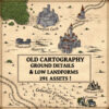 ground details and low landforms, vintage cartography assets, Wonderdraft assets, fantasy map symbols, vineyards