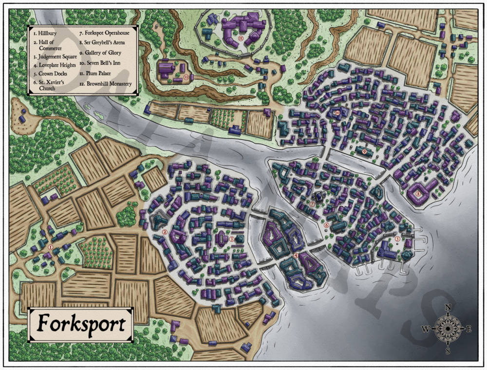 Forkspot: Large City Map - Image 2