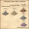 Belle Epoque, Wonderdraft assets, Vintage cartography assets, cities, city buildings, structures, baroque, neo gothic, cathedral