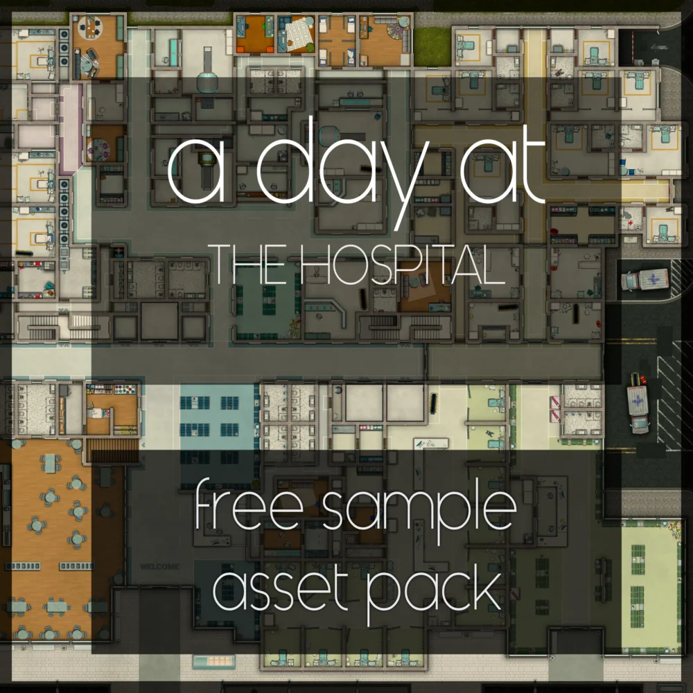 a day at the hospital - modern assets