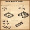 World War 2 map assets, World War 1, Vintage cartography assets, Wonderdraft assets, military buildings