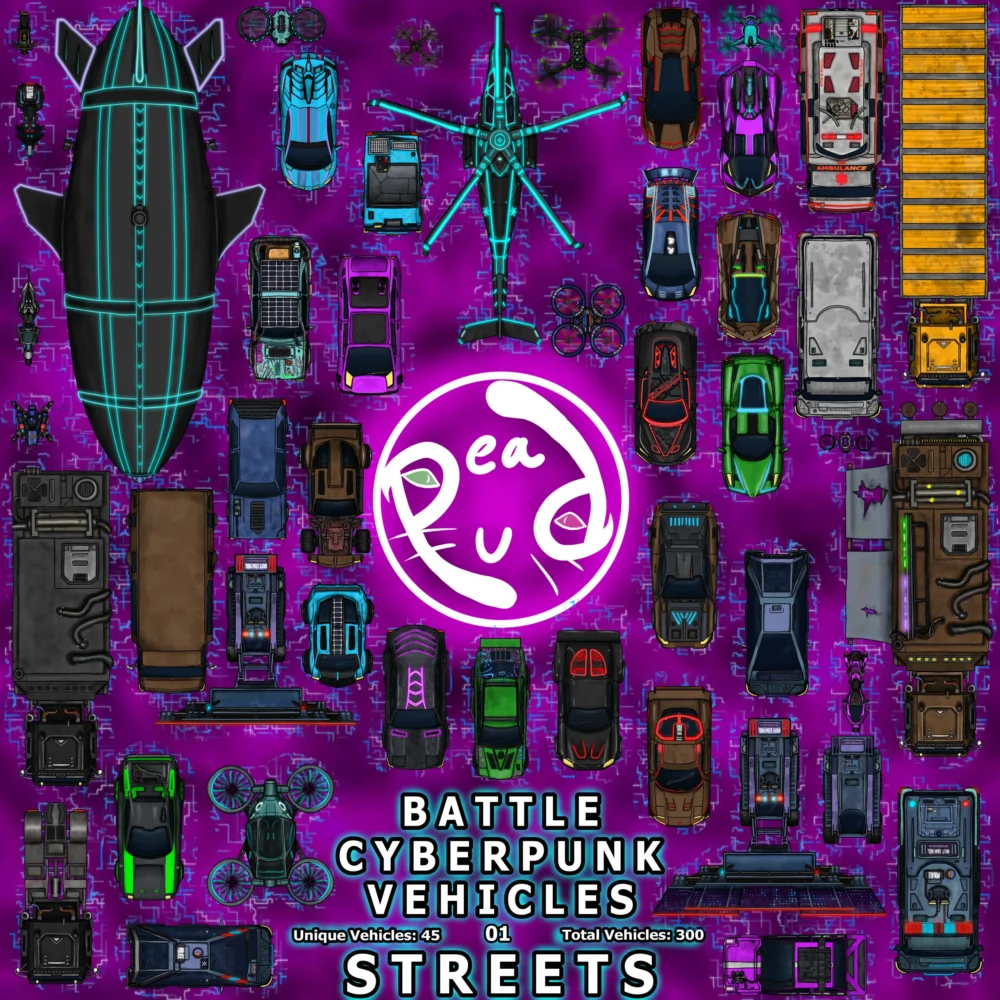 [B][T] Cyberpunk - Vehicles — 01 — Streets