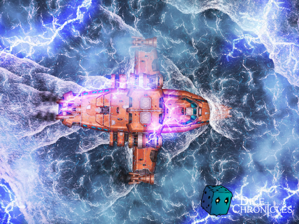 RPG BATTLEMAP SCIFI starship / spaceship and crash - Image 3