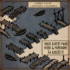 wonderdraft pontoons, piers docks, fantasy map assets, old cartography