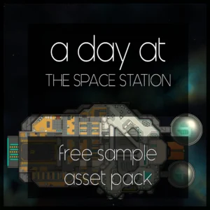 a day at the space station - free sci-fi asset pack