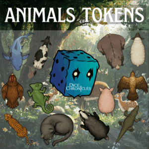 75 animals tokens