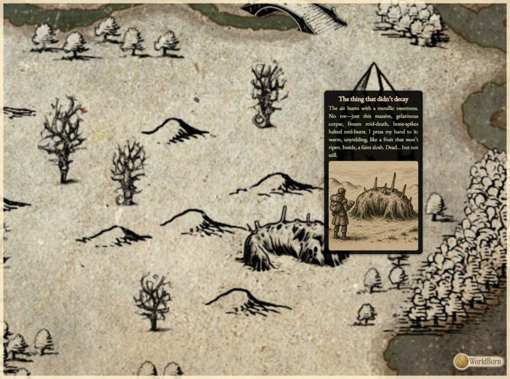 WorldBorn, worldbuilding tool, interactive fantasy map tool, interactive map creator, vintage cartography assets, fantasy map pins