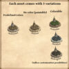 High elven towns, imperial towns, imperial settlements, high elf settlements, wonderdraft assets, vintage cartography assets