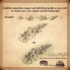 rolling hills, mountains, Wonderdraft assets, vintage cartography assets, natural arches, fantasy map icons
