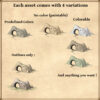 rolling hills, mountains, Wonderdraft assets, vintage cartography assets, natural arches, fantasy map icons